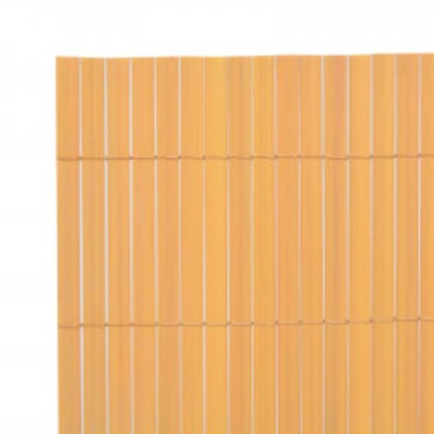 Ogrodzenie dwustronne, 90 x 400 cm, żółte