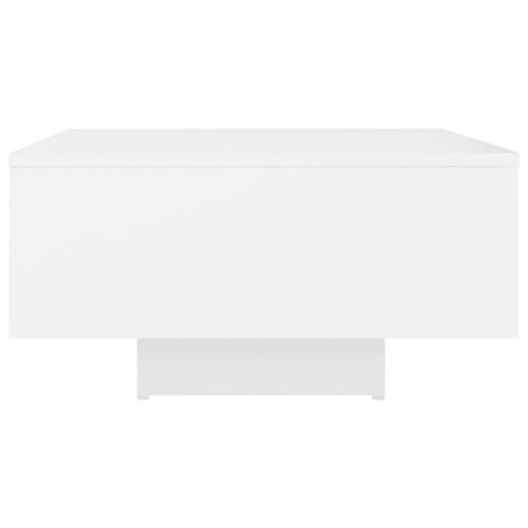 Stolik kawowy, biały, 60x60x31,5 cm, płyta wiórowa