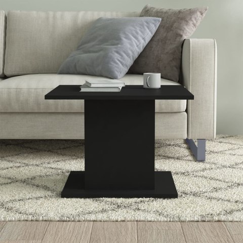 Stolik kawowy, czarny, 55,5x55,5x40 cm, płyta wiórowa