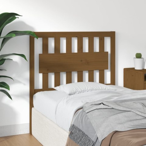Wezgłowie łóżka, miodowy brąz, 95,5x4x100 cm, drewno sosnowe