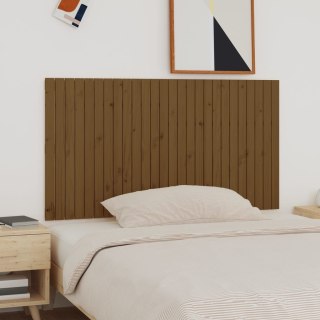 Wezgłowie łóżka, miodowy brąz, 166x3x90 cm, lite drewno sosnowe