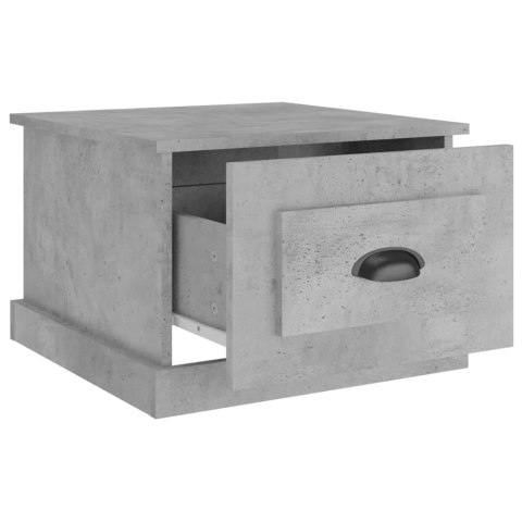 Stolik kawowy, szarość betonu, 50x50x35 cm