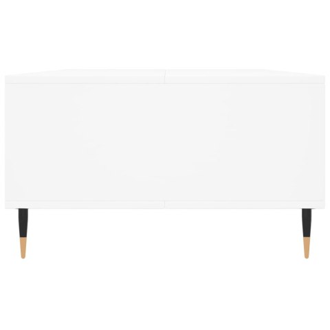 Stolik kawowy, biały, 104x60x35 cm, materiał drewnopochodny