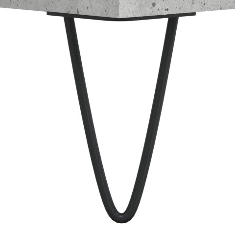 Stolik kawowy, szarość betonu, 104x60x35 cm