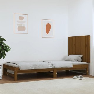 Wezgłowie łóżka, miodowy brąz, 82,5x3x60 cm, drewno sosnowe