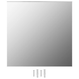Lustra ścienne, 2 szt., 50 x 50 cm, kwadratowe, szklane