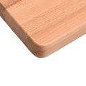 Blat do biurka, 110x(50-55)x1,5 cm, lite drewno bukowe