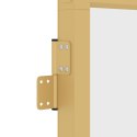 Drzwi wewnętrzne, złote, 76x201,5 cm, szkło i aluminium