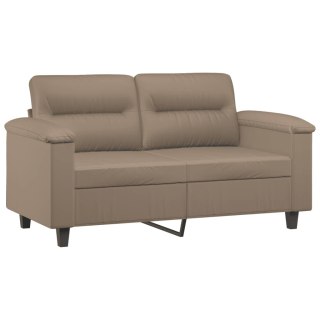 2-osobowa sofa, kolor cappuccino, 120 cm, sztuczna skóra