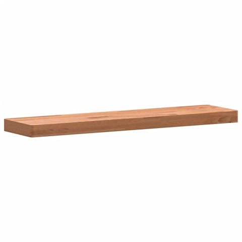 Półka ścienna, 80x20x4 cm, lite drewno bukowe