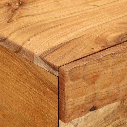 Stolik kawowy, 80x50x40 cm, lite drewno akacjowe