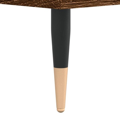 Stolik kawowy, brązowy dąb, 50x46x35cm, materiał drewnopochodny
