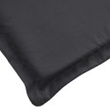Poduszka na leżak, czarna, 200x70x3 cm, tkanina Oxford