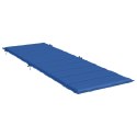 Poduszka na leżak, niebieska, 186x58x3 cm, tkanina Oxford