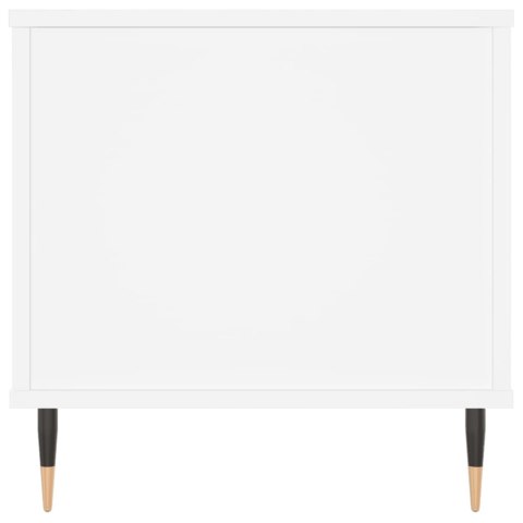 Stolik kawowy, biały 90x44,5x45 cm, materiał drewnopochodny