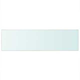 Półka szklany, bezbarwny panel, 90x25 cm