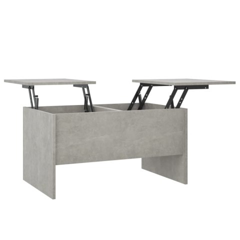 Stolik kawowy, betonowa szarość, 80x50x42,5 cm