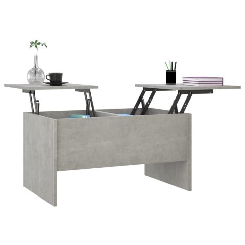 Stolik kawowy, betonowa szarość, 80x50x42,5 cm