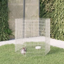 6-panelowa klatka dla królika, 54x100 cm, galwanizowane żelazo