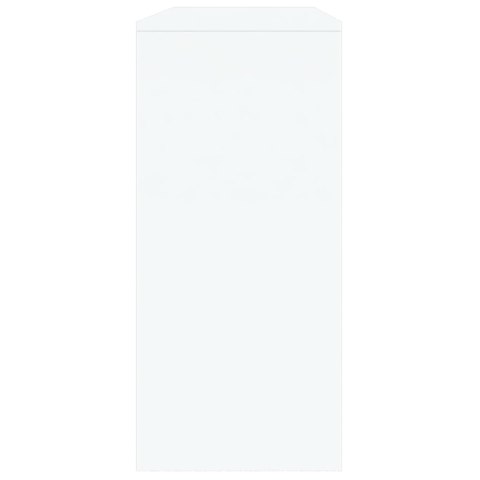 Stolik konsolowy, biały, 100x35x76,5 cm, płyta wiórowa