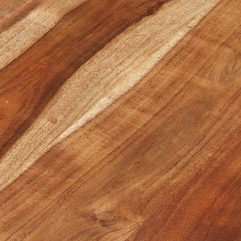 Stolik kawowy, Ø68 cm, lite drewno akacjowe