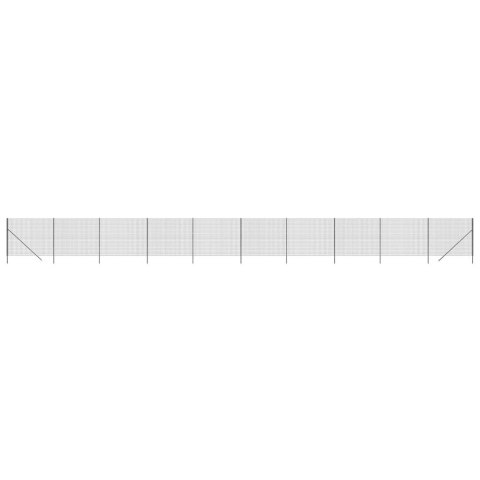 Ogrodzenie z siatki drucianej, antracytowe, 1,6x25 m