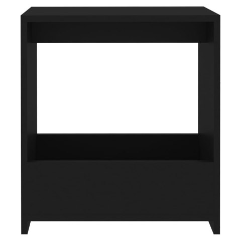 Stolik boczny, czarny, 50x26x50 cm, płyta wiórowa