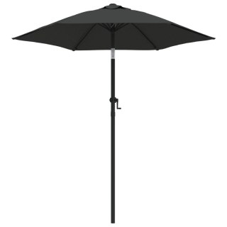 Parasol, antracytowy, 200x224 cm, aluminium