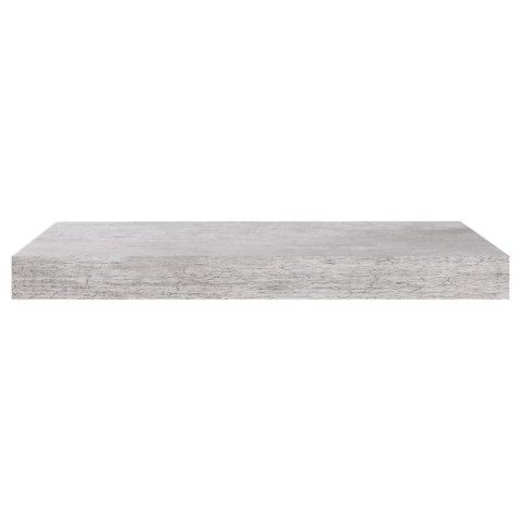 Półka ścienna, szarość betonu, 50x23x3,8 cm, MDF