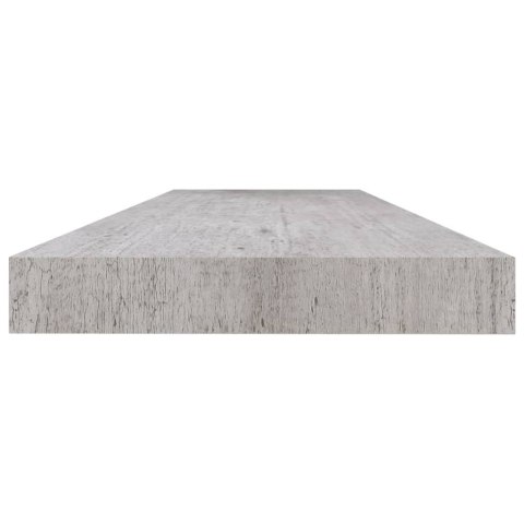 Półka ścienna, szarość betonu, 120 x 23,5 x 3,8 cm, MDF