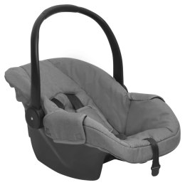 Fotelik niemowlęcy do samochodu, jasnoszary, 42x65x57 cm