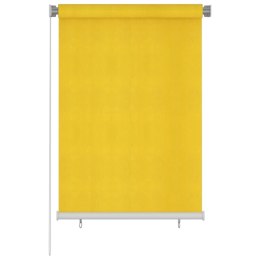 Roleta zewnętrzna, 100x140 cm, żółta, HDPE