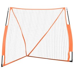 Siatka do baseballa, pomarańczowo-czarna, 183x182x183 cm
