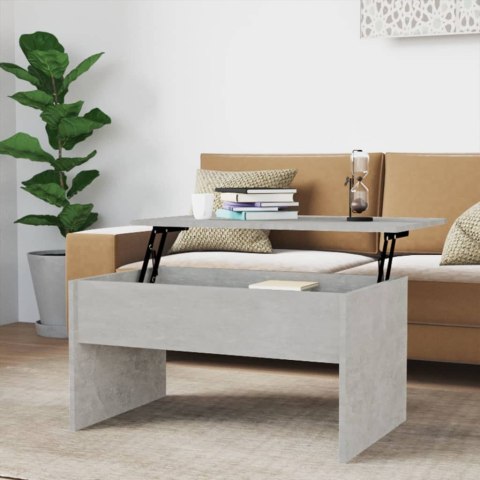 Stolik kawowy, betonowa szarość, 80x50,5x41,5 cm