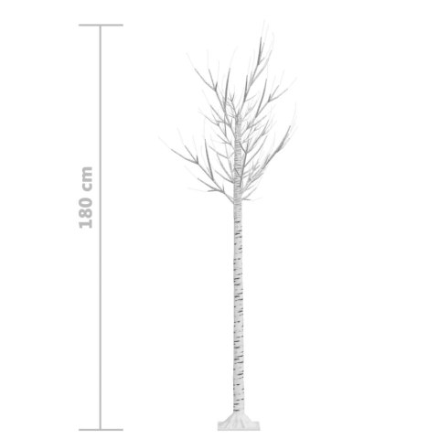 Wierzba z oświetleniem, 180 kolorowych diod LED, 1,8 m