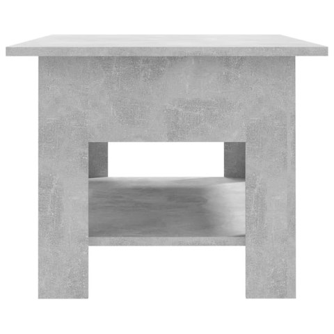 Stolik kawowy, szarość betonu, 102x55x42 cm, płyta wiórowa