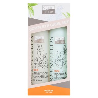 Greenfields Zestaw do pielęgnacji psów: szampon i spray, 2x250 ml