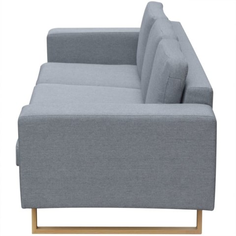 Sofa 3-os. jasnoszara