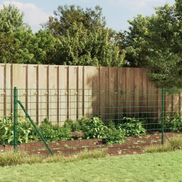 Ogrodzenie ze zgrzewanej siatki, zielone, 0,8x10 m