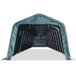Namiot dla bydła, PVC 550 g/m², 3,3 x 16 m, ciemnozielony