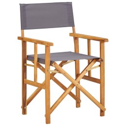 Krzesło reżyserskie, lite drewno akacjowe