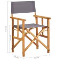 Krzesło reżyserskie, lite drewno akacjowe