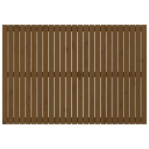 Wezgłowie łóżka, miodowy brąz, 159,5x3x110 cm, drewno sosnowe
