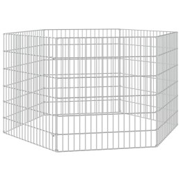 6-panelowa klatka dla królika, 54x60 cm, galwanizowane żelazo