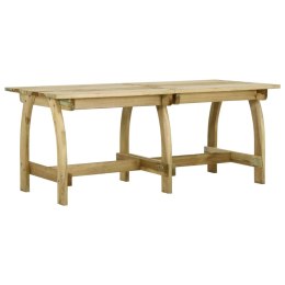 Stół ogrodowy, 220x74x75 cm, impregnowane drewno sosnowe