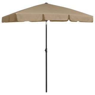 Parasol plażowy, taupe, 180x120 cm