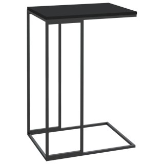 Stolik boczny, czarny, 40x30x59 cm, materiał drewnopochodny