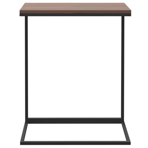 Stolik boczny, czarny, 55x35x66 cm, materiał drewnopochodny
