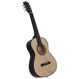 Gitara klasyczna dla początkujących i dzieci, 1/2, 34", lipa