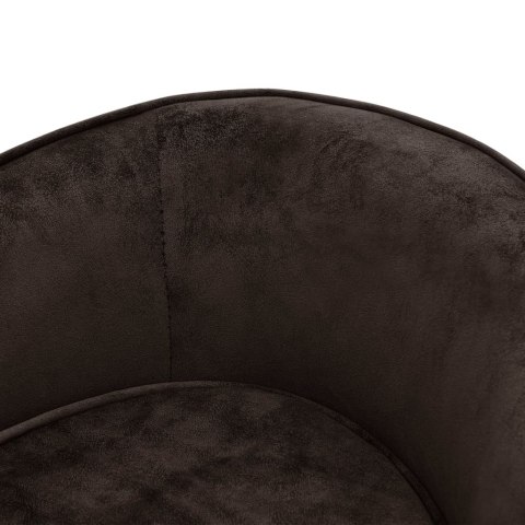 Sofa dla psa, brązowa, 69x49x40 cm, pluszowa